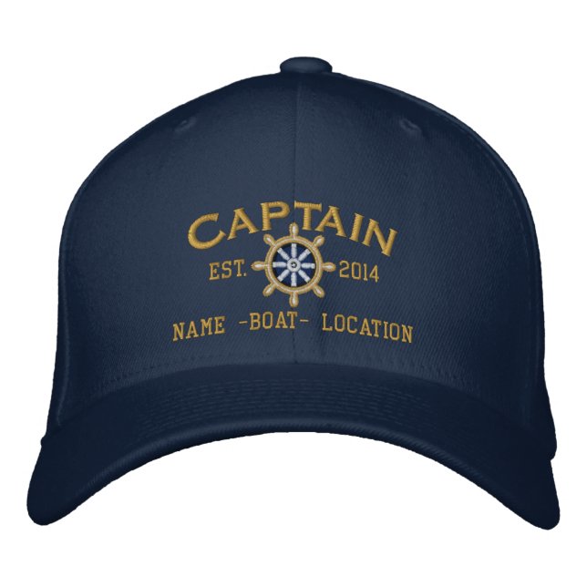 Boné Ano Personalizado e Nomes Capitão Roda (Frente)