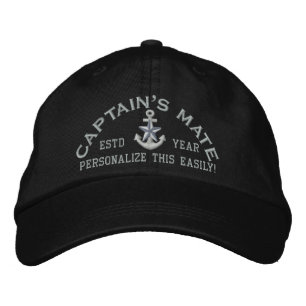 Boné Ano Personalizado e Nomes Prata do Capitão