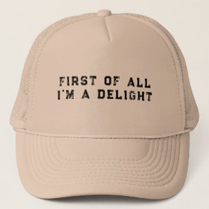 Boné Antes de Mais Nada Sou um Delight Humor Divertido 
