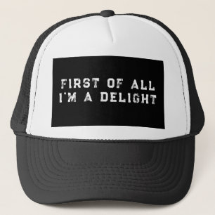 Boné Antes de Mais Nada Sou um Delight Humor Divertido