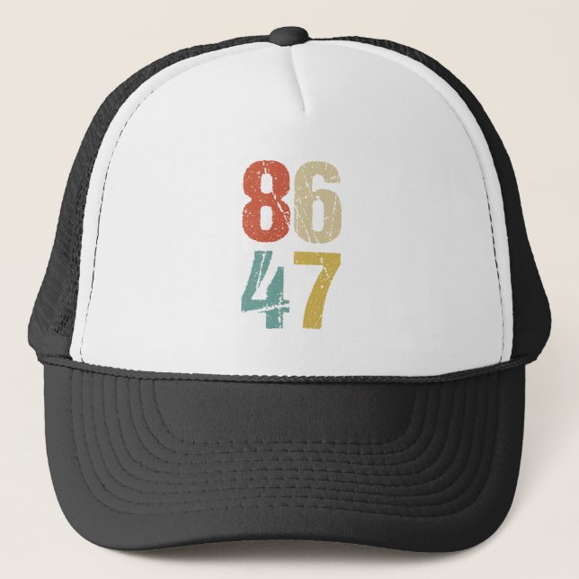 Boné Anti-Trump - 86 47 I (Frente)