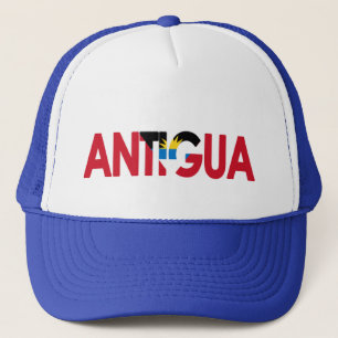 Boné Antígua Flag Antiguan Barbudan Caribe Carnaval