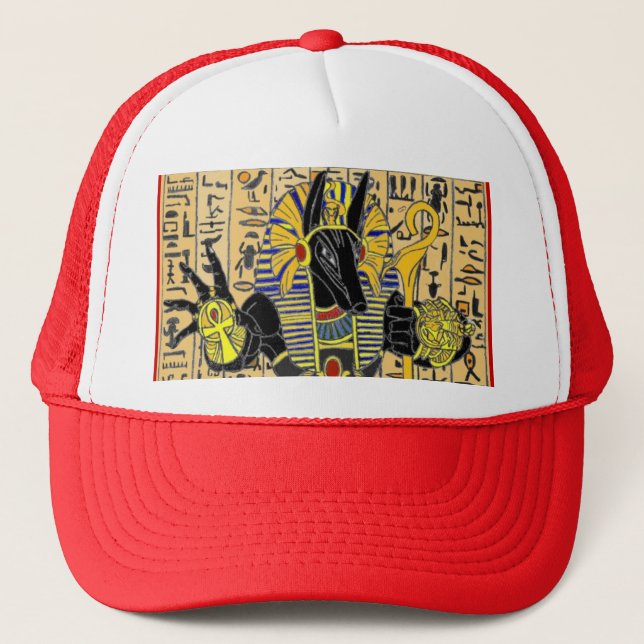 Boné Anubis que dá o chapéu da vida para sempre (Frente)