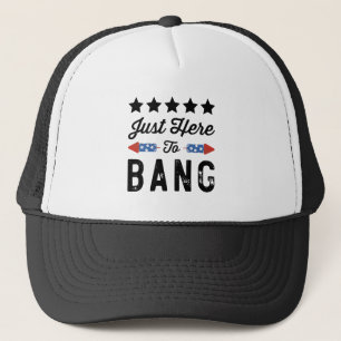 Boné Apenas Aqui Para Fazer Barulho Presente Patriótico