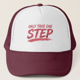 Boné Apenas Dê Um Passo Motivacional Camisa de Caminhon