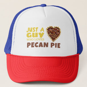 Boné Apenas uma cara que ama a tarte de Pecan