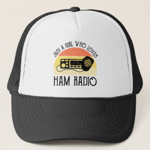 Boné Apenas Uma Menina Que Ama O Rádio Ham