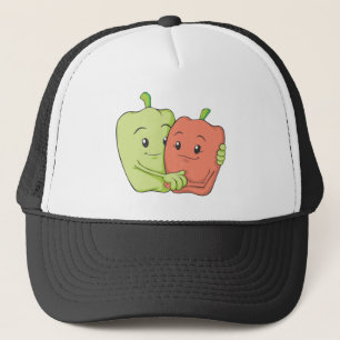 Boné Aperto de dois amantes da pimenta de Bell doce