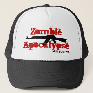 Boné Apocalipse AK47 do zombi equipado