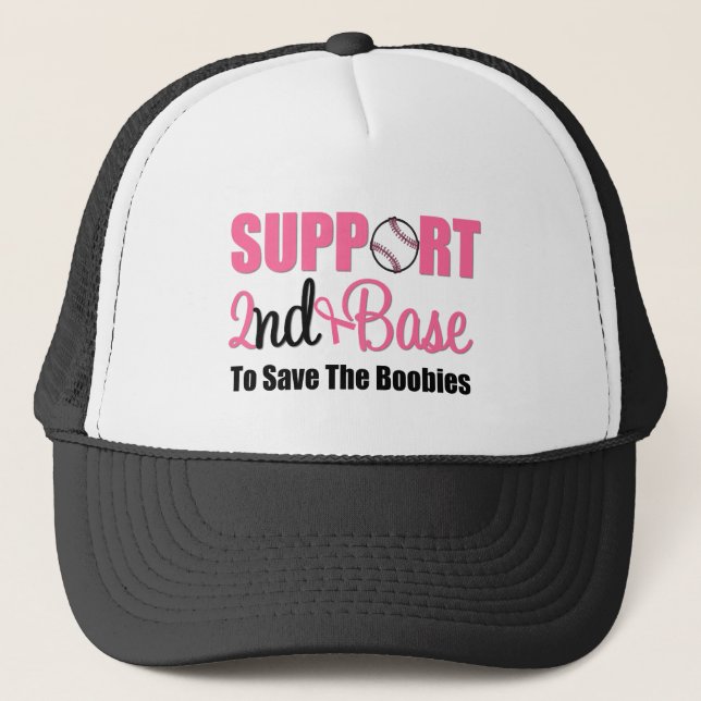 Boné Apoio ao Câncer de Mama 2ª Base (Frente)
