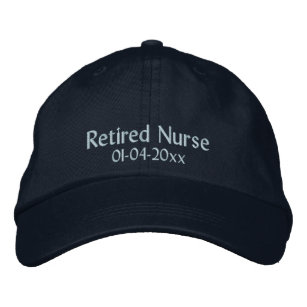 Boné Aposentado Enfermeira-Personalize a data