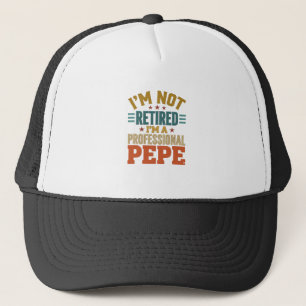 Boné Aposentadoria Profissional Pepe Tipografia Vintage