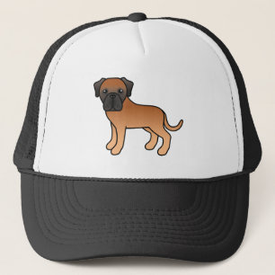 Boné Apricot English Mastiff Cão de Cartoons Bonitos