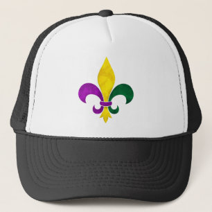 Boné aquarela fleur de lis