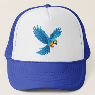 Boné Arara azul voando
