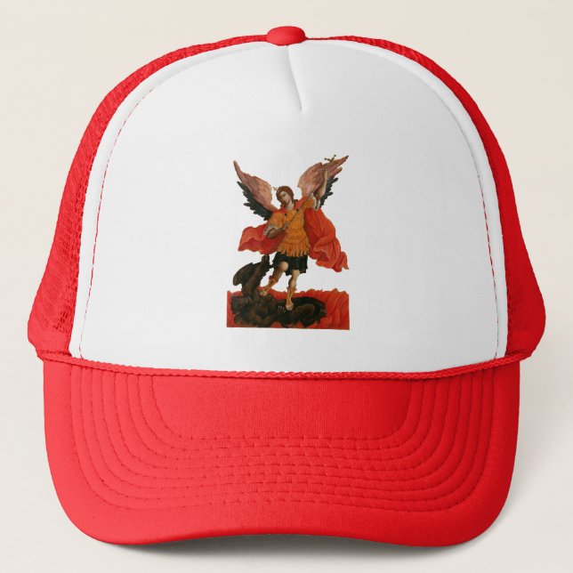 Boné Archangel Michael 3  Trucker Hat (Frente)