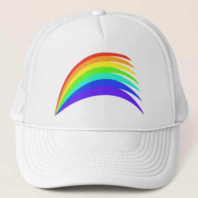 Boné Arco estilizado do arco-íris (Frente)