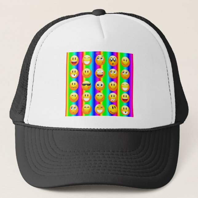 Boné arco-íris emoji (Frente)