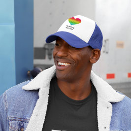 Boné Arco-íris você faz meu coração sorrir