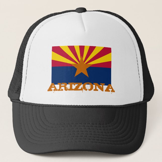 Boné Arizona Flag & Arizona State USA fashion/esportist (Frente)