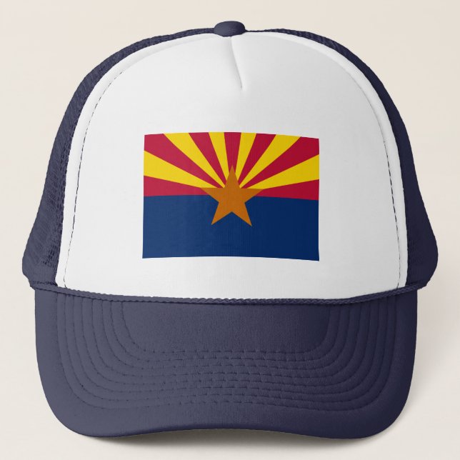 Boné Arizona Flag & Arizona State USA fashion/esportist (Frente)