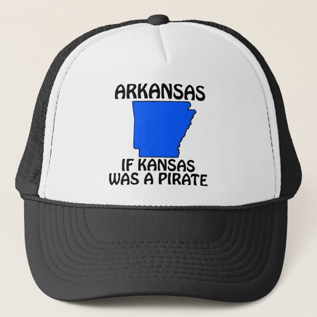 Boné Arkansas - Se o Kansas Fosse um Pirata (Frente)