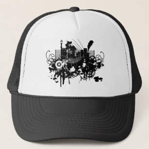 Boné Arranha-céus da cidade do design gráfico!