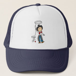 Boné Arredonde-os! Chapéu de Cowboy em Stick Figure