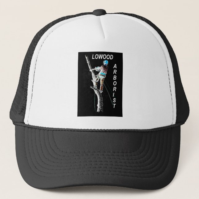 Boné Arte Arborista Árvore Cirurgiã Chainsaw Paisaw (Frente)
