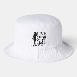Boné Arte com palavras de golfe amor vida fofa