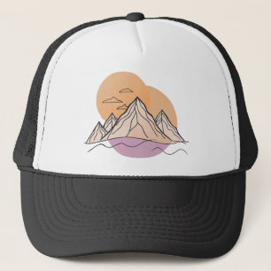 Boné Arte da Linha de Montanha