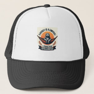 Boné Arte de Animal da Floresta Retro Pôr do Sol Pregui