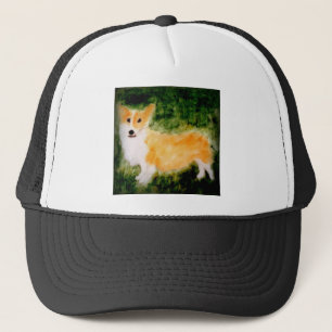 Boné Arte de Cachorro Corgi