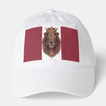 Arte de leão coroado real