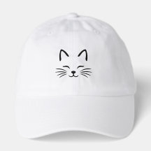 Arte de Linha de Rosto de Gato Minimalista Elegant
