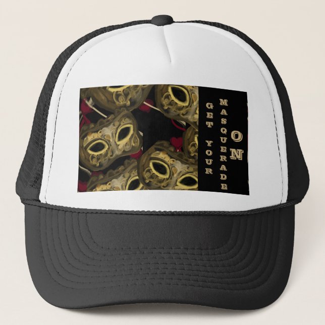 BONÉ ARTE DE MÁSCARAS  (Frente)