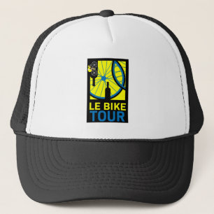 Boné Arte de Viagens de Bicicleta
