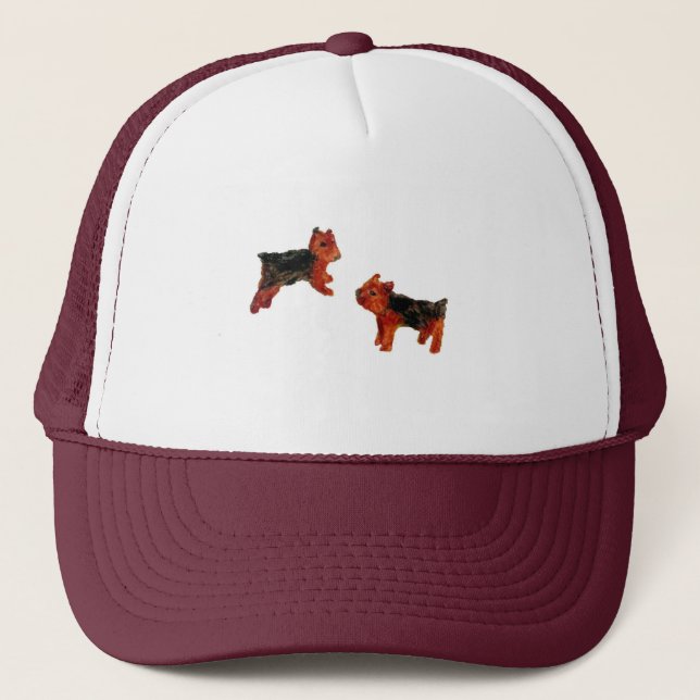 Boné Arte do cão de Terrier (Frente)