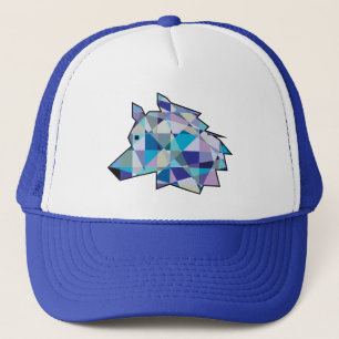 Boné Arte gráfica original do Wolf Head Perfil de ro