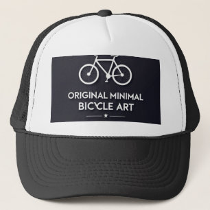Boné Arte Minimalista de Bicicleta