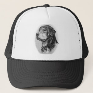 Boné Arte original de Rottweiler por LN Pettey