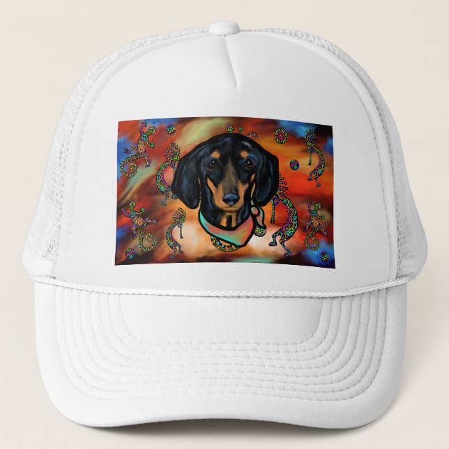 BONÉ ARTE SUDOESTE DE DACHSHUND (Frente)