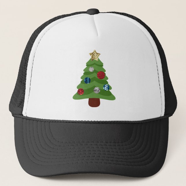 Boné árvore de natal emoji (Frente)