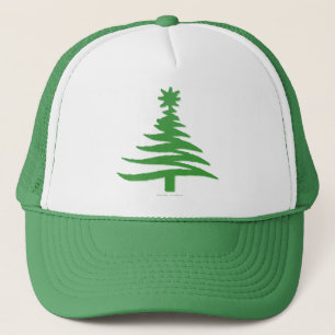 Boné Árvore Natal Verde