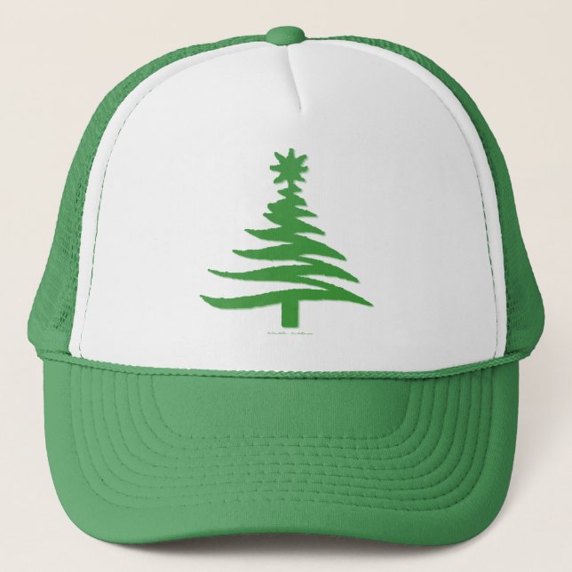 Boné Árvore Natal Verde (Frente)