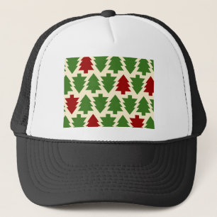 Boné Árvores de Natal Padrão de Feriado