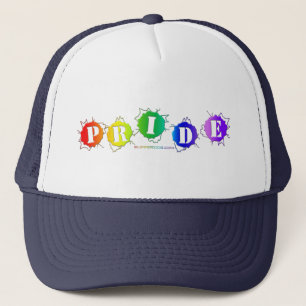 Boné As cores do orgulho de SlipperyJoe palavra tridime