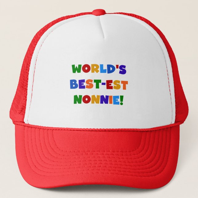Boné As melhores notas de cores nonnie Bright do mundo (Frente)