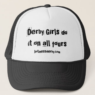 Boné As meninas de Derby fazem-no em todos os fours