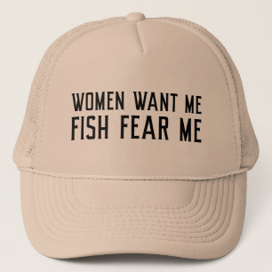 Boné As Mulheres Querem Que Eu Peixe Me Medo